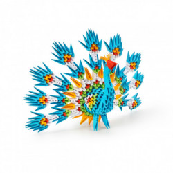 ORIGAMI 3D - Peacock/paon...